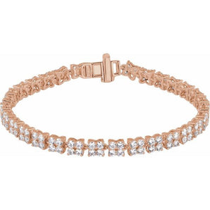 The Zenoria — Line Diamond Bracelet - Yellow