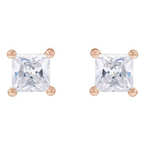 1 ct tw Round Lab Grown Diamond Stud Earrings in 14K White Gold... - view 2