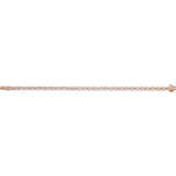 7" Lab Grown Diamond Line Bracelet in 14K White Gold (5 1/3 ct tw... - view 2
