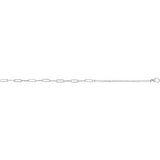 7" Lab Grown Diamond Line Bracelet in 14K White Gold (1 ct tw - F... - view 2