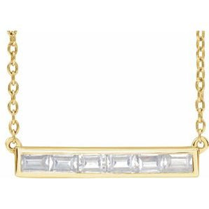 3/8 ctw The Maja — Diamond Necklace — Yellow Gold