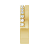 1 ct tw Diamond Lab Grown Anniversary Band in 14K White Gold... - view 4