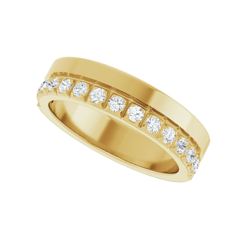 1 ct tw Diamond Lab Grown Anniversary Band in 14K White Gold... - view 5