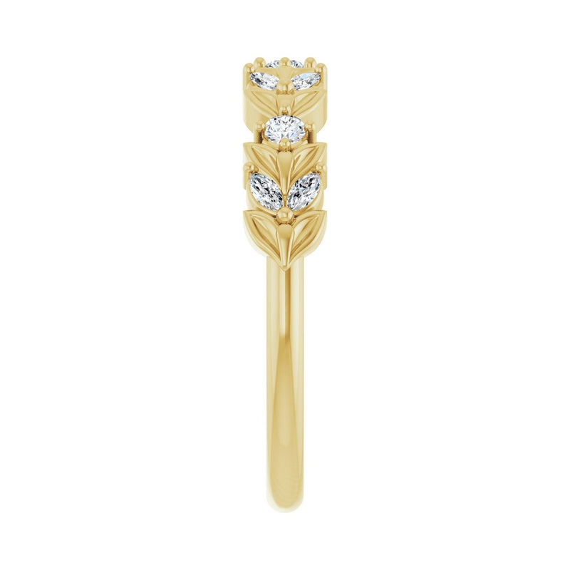 1/4 ct tw Diamond Lab Grown Anniversary Band in 14K White Gold... - view 4
