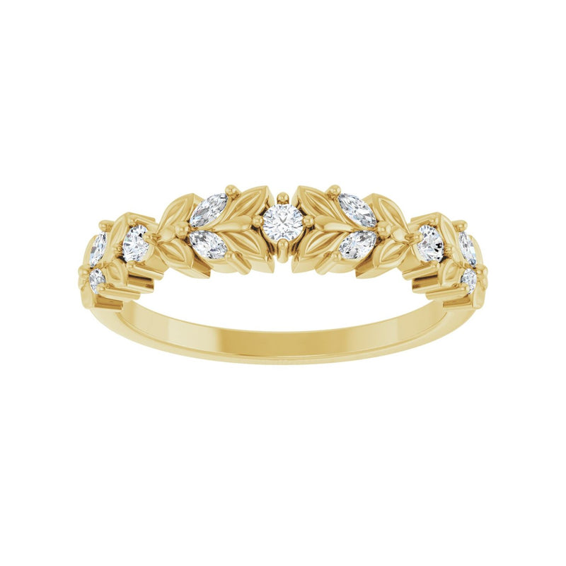 1/4 ct tw Diamond Lab Grown Anniversary Band in 14K White Gold... - view 3
