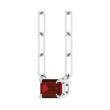 Solitaire Lab Grown Diamond Necklace in 14K White Gold (18")... - view 2