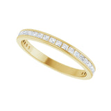 1 ct tw Channel-Set Lab Grown Anniversary Band in 14K White Gold... - view 5