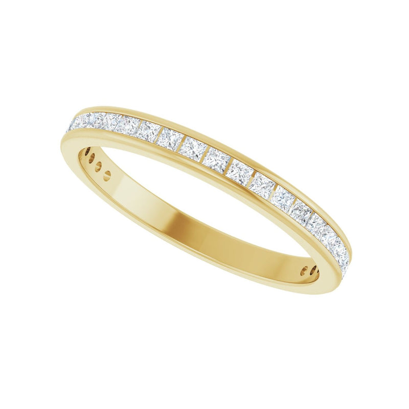 1 ct tw Channel-Set Lab Grown Anniversary Band in 14K White Gold... - view 5
