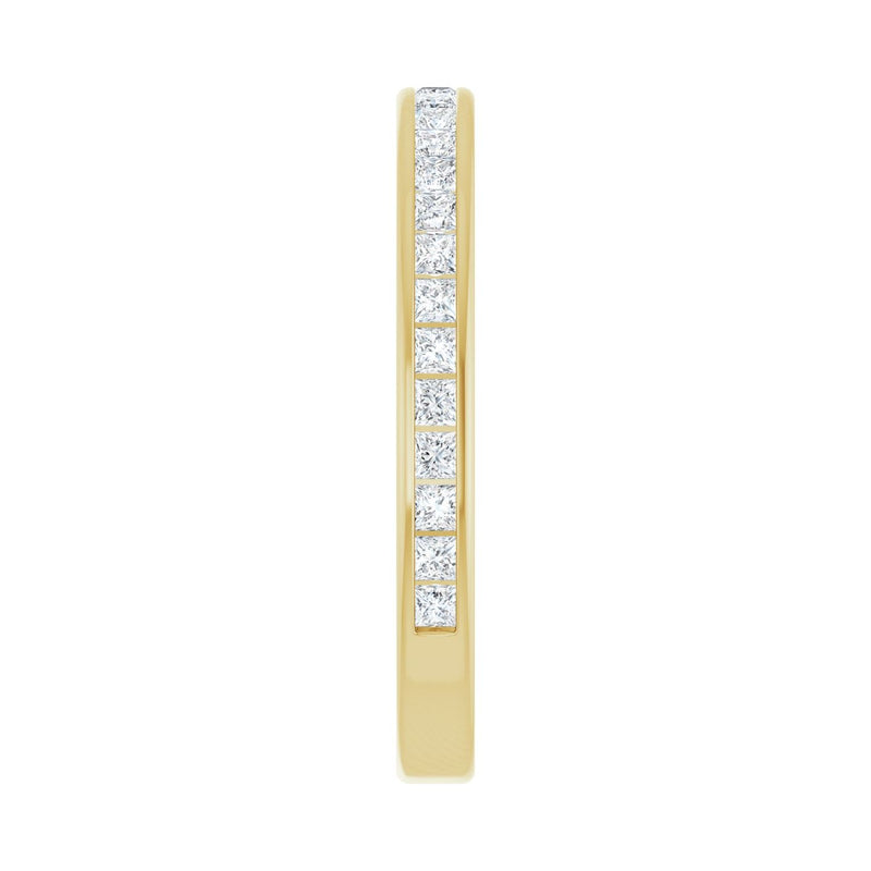 1 ct tw Channel-Set Lab Grown Anniversary Band in 14K White Gold... - view 4