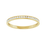1 ct tw Channel-Set Lab Grown Anniversary Band in 14K White Gold... - view 3