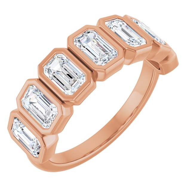 The Sirius — Bezel Anniversary Band - Rose