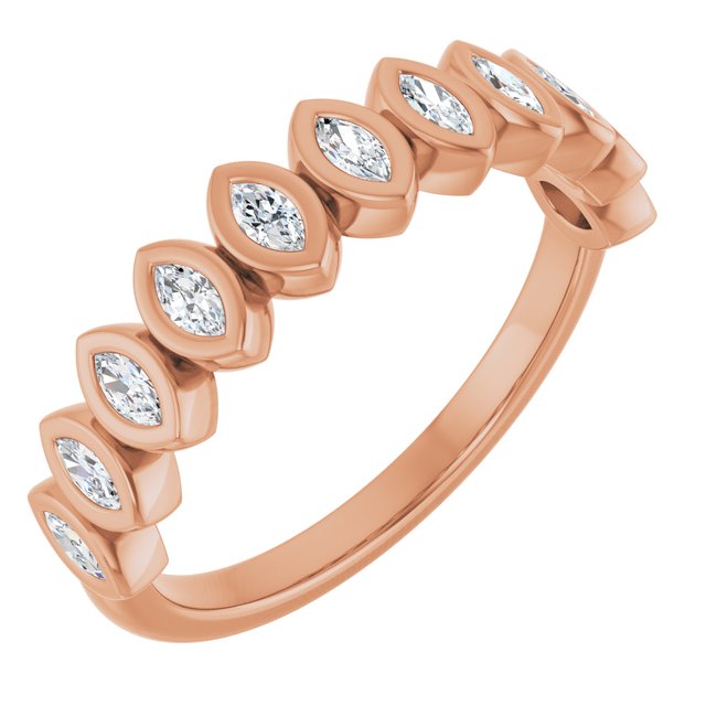 The Xima — Bezel Anniversary Band - Rose
