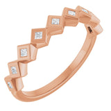 The Halcyon — Bezel Anniversary Band - Rose