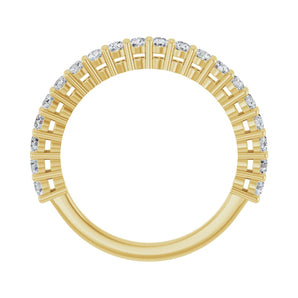 1 ct tw Diamond Lab Grown Anniversary Band in 14K White Gold... - view 2