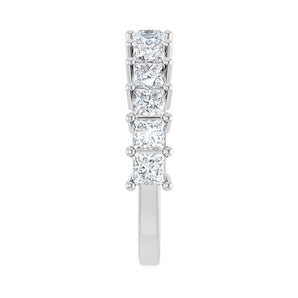 2 ct tw Diamond Lab Grown Anniversary Band in 14K White Gold... - view 4