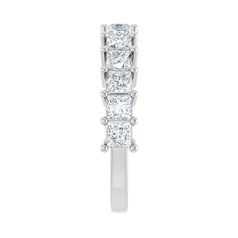 2 ct tw Diamond Lab Grown Anniversary Band in 14K White Gold... - view 4