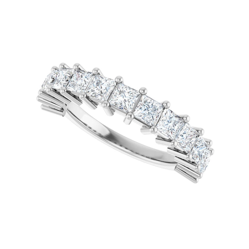 2 ct tw Diamond Lab Grown Anniversary Band in 14K White Gold... - view 5