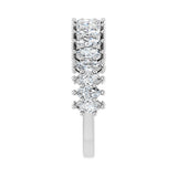 1 1/3 ct tw Diamond Lab Grown Anniversary Band in 14K White Gold... - view 4