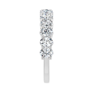 1 9/10 ct tw Diamond Lab Grown Anniversary Band in 14K White Gold... - view 4