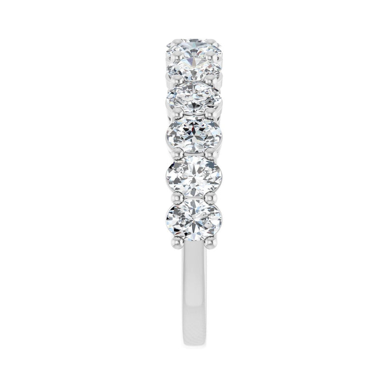 1 9/10 ct tw Diamond Lab Grown Anniversary Band in 14K White Gold... - view 4