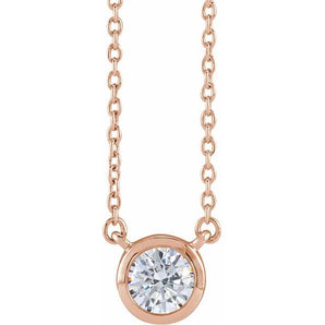 The Elm — Diamond Necklace - Yellow