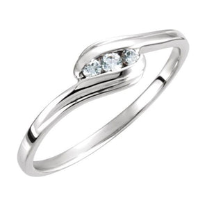 The Xenia Three-Stone Engagement Ring hero