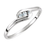 The Xenia Three-Stone Engagement Ring hero