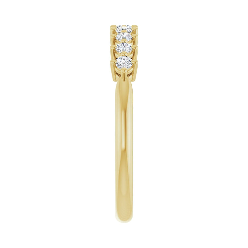 1/2 ct tw Diamond Lab Grown Anniversary Band in 14K White Gold... - view 4