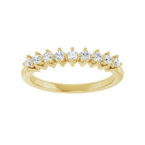 1/2 ct tw Diamond Lab Grown Anniversary Band in 14K White Gold... - view 3