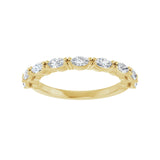 1 ct tw Diamond Lab Grown Anniversary Band in 14K White Gold... - view 3