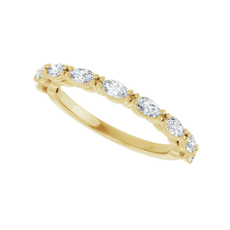 1 ct tw Diamond Lab Grown Anniversary Band in 14K White Gold... - view 5