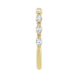 1 ct tw Diamond Lab Grown Anniversary Band in 14K White Gold... - view 4