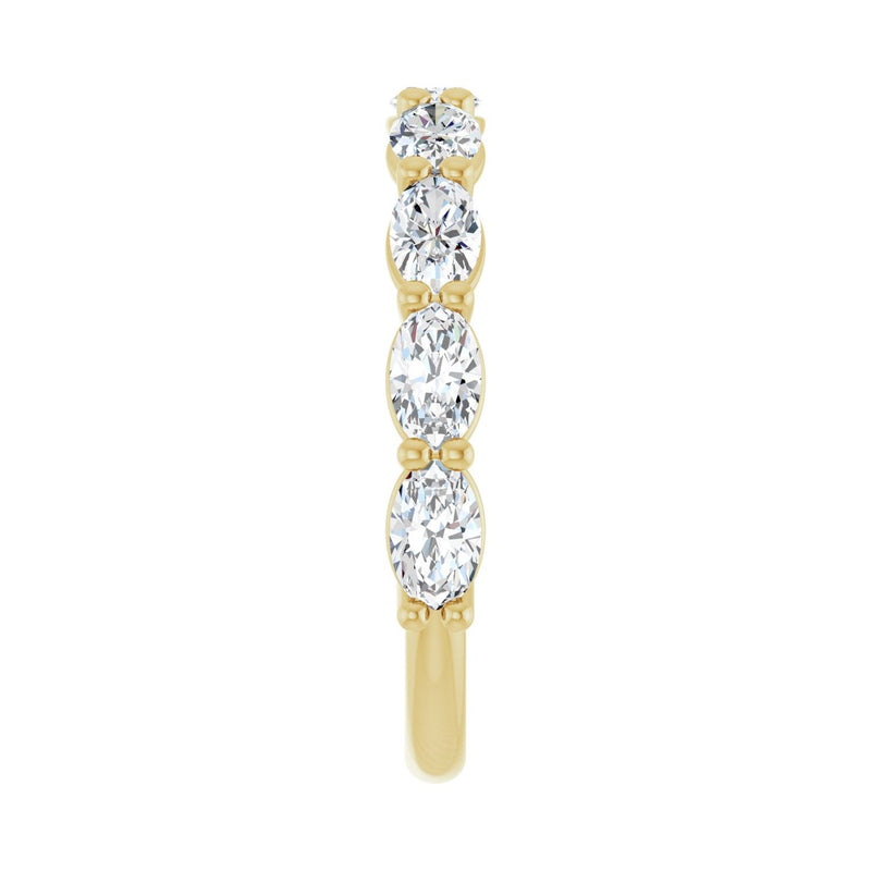 1 5/8 ct tw Diamond Lab Grown Anniversary Band in 14K White Gold... - view 4