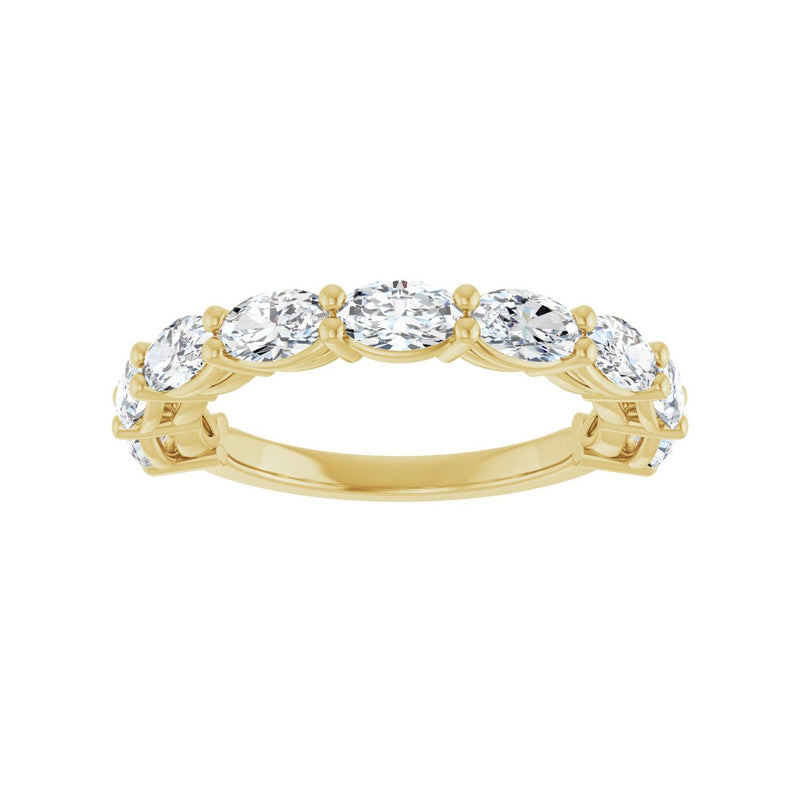 1 5/8 ct tw Diamond Lab Grown Anniversary Band in 14K White Gold... - view 3