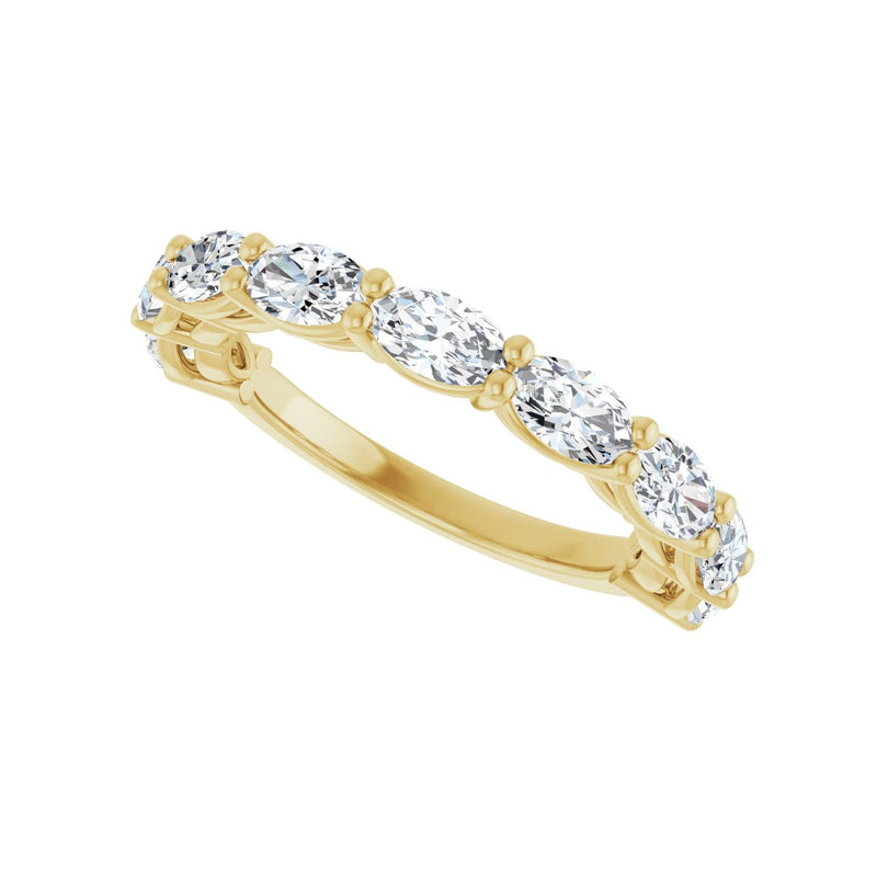 1 5/8 ct tw Diamond Lab Grown Anniversary Band in 14K White Gold... - view 5