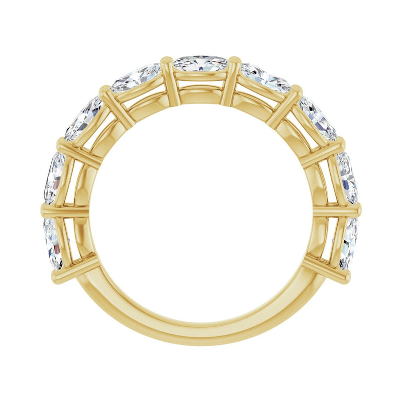 1 5/8 ct tw Diamond Lab Grown Anniversary Band in 14K White Gold... - view 2