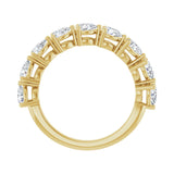 1 1/4 ct tw Diamond Lab Grown Anniversary Band in 14K White Gold... - view 2