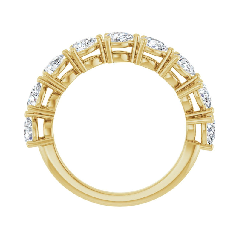 1 1/4 ct tw Diamond Lab Grown Anniversary Band in 14K White Gold... - view 2
