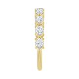 1 1/4 ct tw Diamond Lab Grown Anniversary Band in 14K White Gold... - view 4