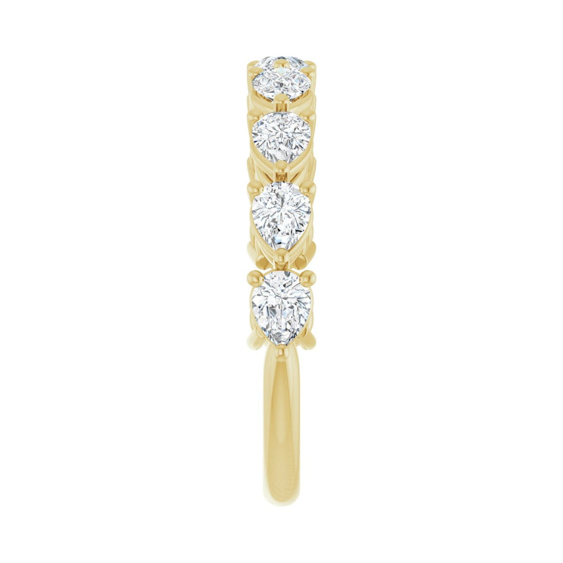 1 1/4 ct tw Diamond Lab Grown Anniversary Band in 14K White Gold... - view 4