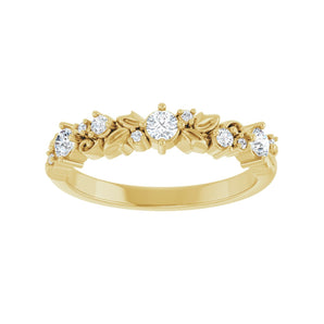 1/4 ct tw Diamond Lab Grown Anniversary Band in 14K White Gold... - view 3