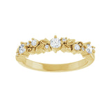 1/4 ct tw Diamond Lab Grown Anniversary Band in 14K White Gold... - view 3