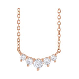 1/3 ct tw Solitaire Lab Grown Diamond Necklace in 14K White Gold ...