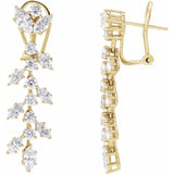 The Ronja — Marquise Diamond Earrings - Yellow