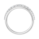3/8 ct tw Diamond Lab Grown Anniversary Band in 14K White Gold... - view 2