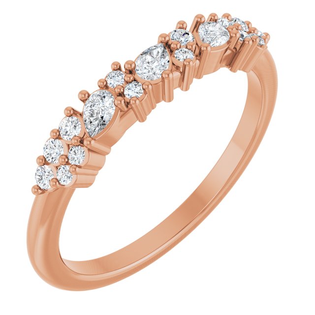 The Rowena — Diamond Anniversary Band - Rose