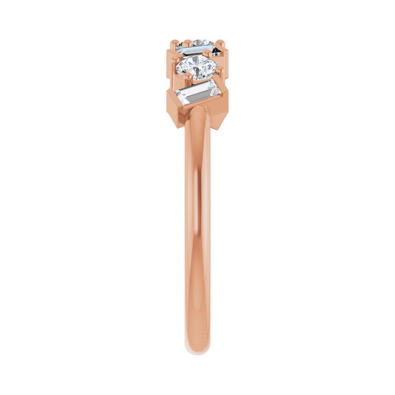 1/2 ct tw Diamond Lab Grown Anniversary Band in 14K White Gold... - view 4