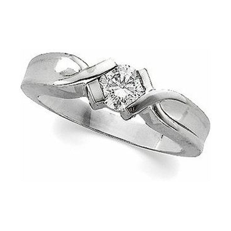 The Pomona Bezel Engagement Ring hero
