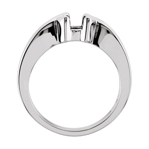 The Pomona Bezel Engagement Ring three-quarter
