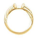 The Dia Solitaire Engagement Ring three-quarter